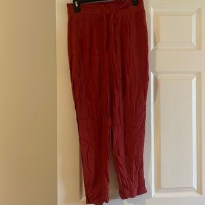 Red/orange Abercrombie and Fitch Pants